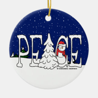 Adorno De Cerámica Paz