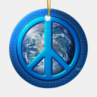 Adorno De Cerámica Paz en la Tierra