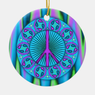 Adorno De Cerámica Paz ~ Leaf