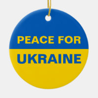 Paz para Ucrania Bandera Ucraniana
