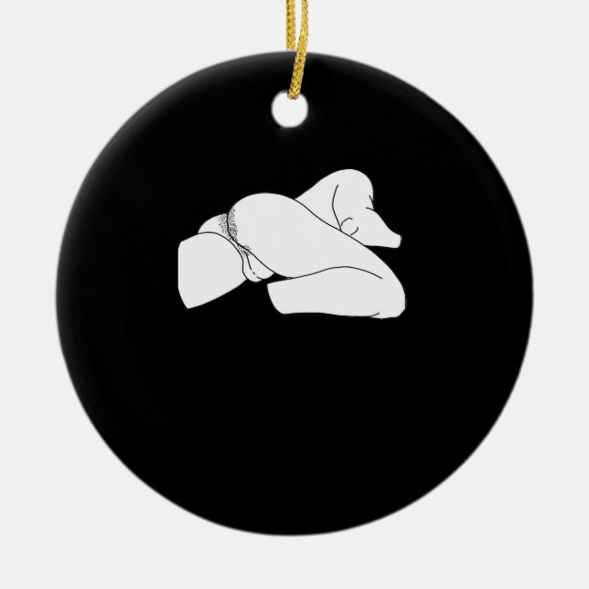 Adorno De Cerámica Peekaboo Classic Funny (Frente)