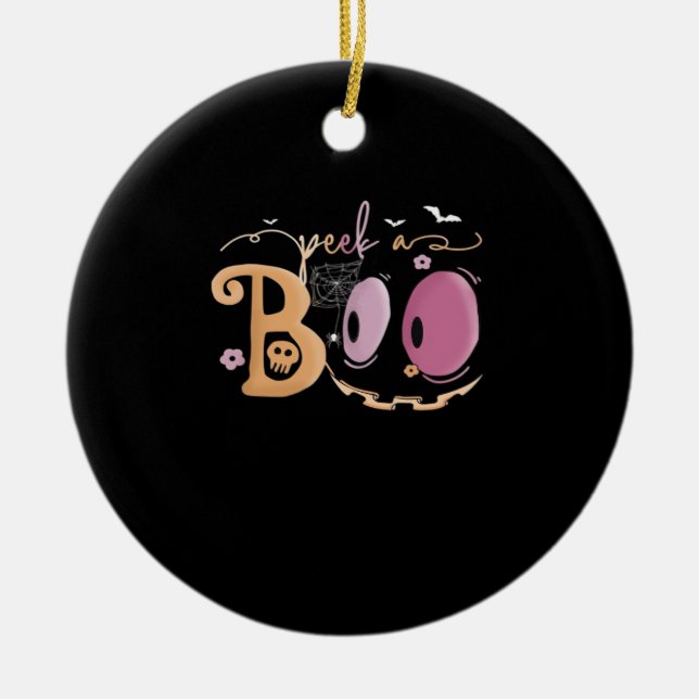 Adorno De Cerámica Peekaboo Halloween Essential Sloth (Frente)