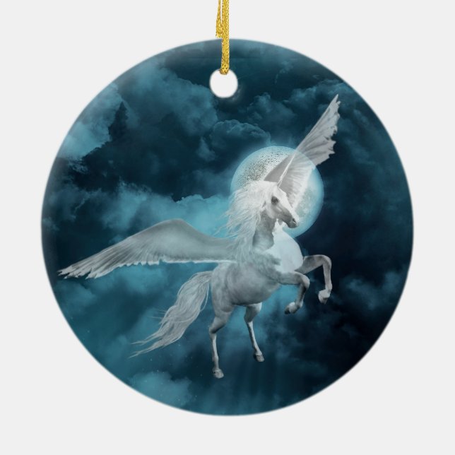 Adorno De Cerámica Pegasus lunar (Atrás)