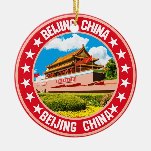 Adorno De Cerámica Pekín (Frente)