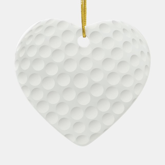 Adorno De Cerámica pelota de golf (Frente)