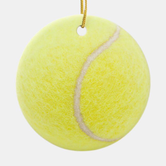 Adorno De Cerámica Pelota de tenis (Frente)