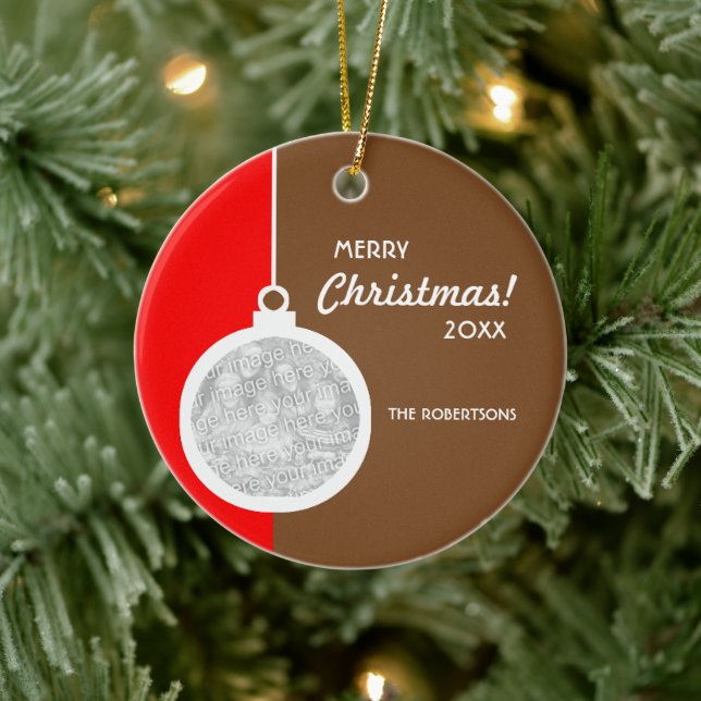 Adorno De Cerámica Pelota decorativa de navidades (Árbol)