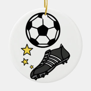 Adorno De Cerámica Pelota y zapatos