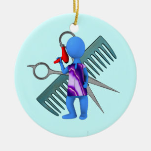 Adorno De Cerámica peluquero