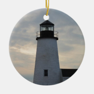 Adorno De Cerámica Pemaquid Point Lighthouse