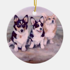 ADORNO DE CERÁMICA PEMBROKE GALÉS CORGI-ORNAMENT