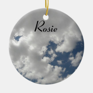 Adorno De Cerámica Pendor de mensajes personalizado para cielo nublad