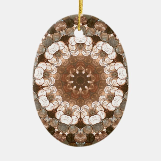 Adorno De Cerámica Penique flor noviembre de 2012 (Frente)