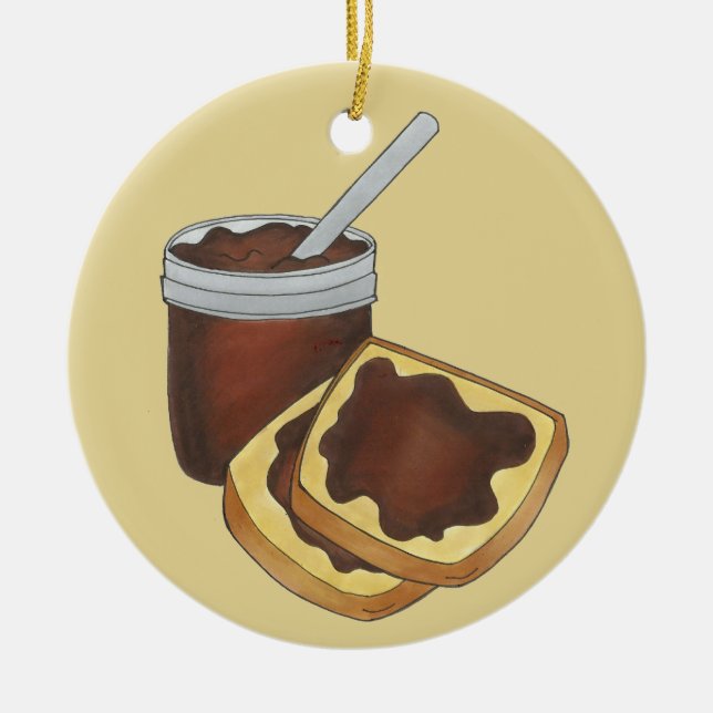 Adorno De Cerámica Pennsylvania Alimentos holandeses enlatados con ma (Frente)