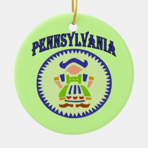 Adorno De Cerámica Pennsylvania Dutch