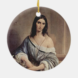 Adorno De Cerámica Pensamientos melancólicos (por Francesco Hayez)