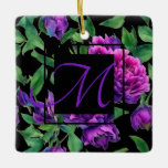 Adorno De Cerámica peonías de acuarela rosa con magenta púrpura román<br><div class="desc">peonías de acuarelas de color rosa magenta púrpura romántica. Hermoso adorno de color púrpura y acuarela para los amantes de las flores. Para acceder a las herramientas de edición, desplácese hasta "Click to personalizar". Una vez que esté en la herramienta de diseño de Zazzle, puede editar fuentes, ubicación, color, tamaño...</div>