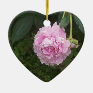 Adorno De Cerámica Peonies rosados
