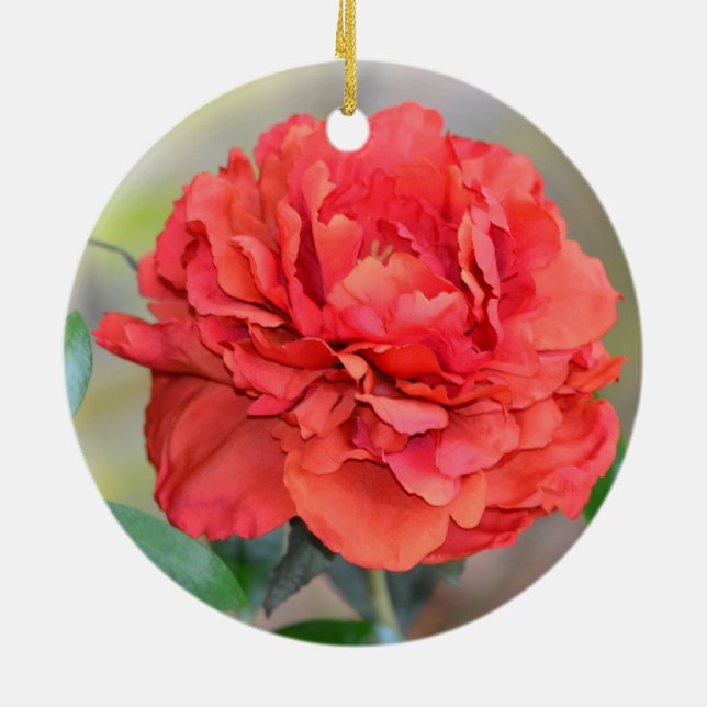 Adorno De Cerámica Peony de Indiana (Atrás)