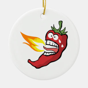 Adorno De Cerámica Pepper caliente