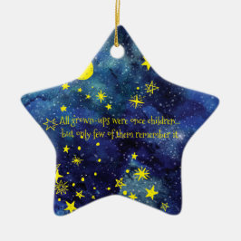 Adorno De Cerámica Pequeñas estrellas adornadas