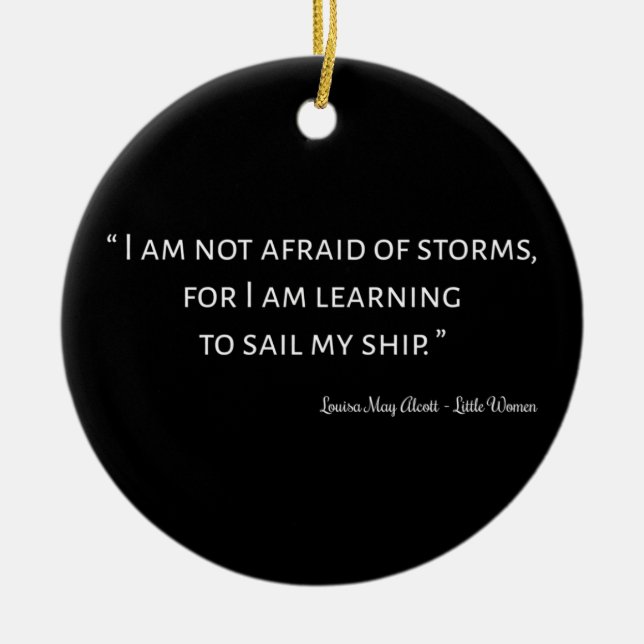 Adorno De Cerámica Pequeñas mujeres citan I - Estilo clásico (Frente)