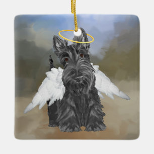 Adorno De Cerámica Pequeño ángel Scottie
