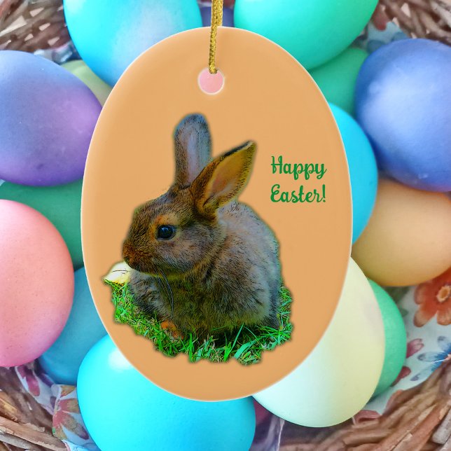 Adorno De Cerámica Pequeño conejo - conejito de Pascua (Subido por el creador)