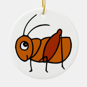 Adorno De Cerámica Pequeño críquet
