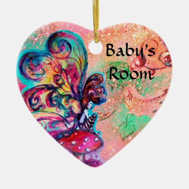 ADORNO DE CERÁMICA PEQUEÑO ELF DE HABITACIONES (Frente)