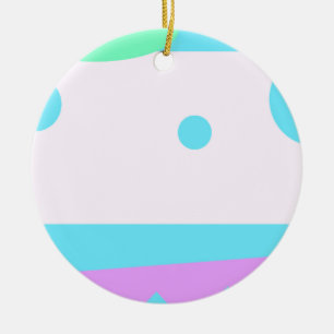 Adorno De Cerámica Pequeño monstruo abstracto -