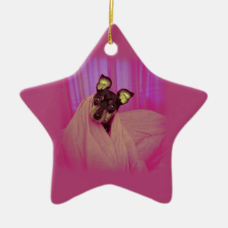 Adorno De Cerámica Pequeño perrito lindo