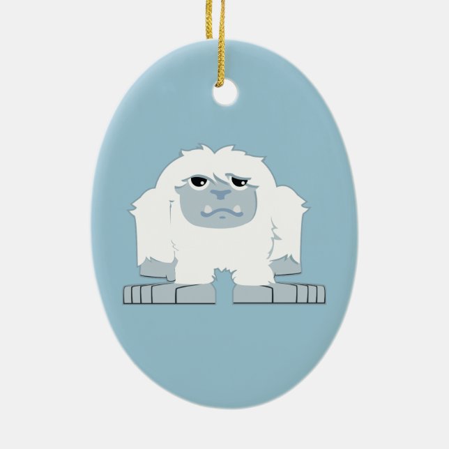 Adorno De Cerámica Pequeño Yeti (Atrás)