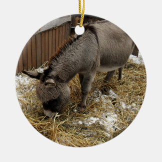 Adorno De Cerámica Pequeños Navidades de burro