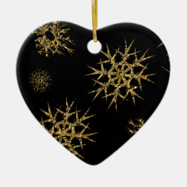 Adorno De Cerámica Pequeños tesoros de nieve de noche