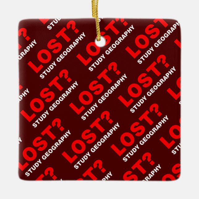 Adorno De Cerámica ¿Perdido? Geografía del estudio (Anverso)