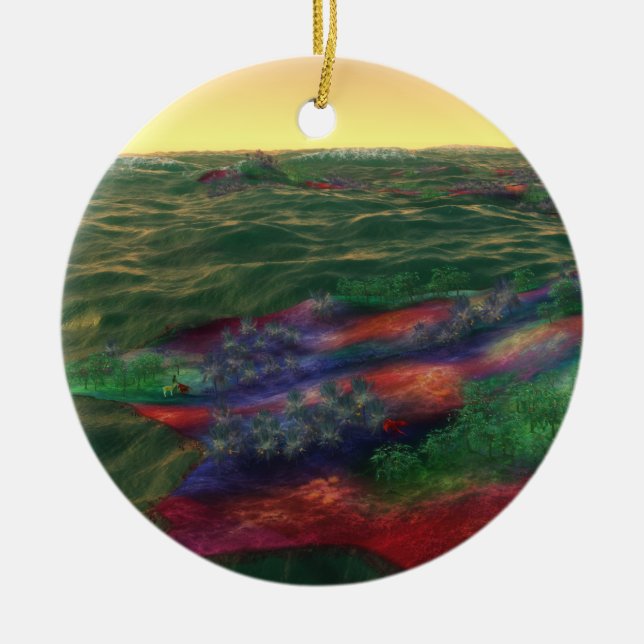 Adorno De Cerámica Perelandra Ornament (Frente)
