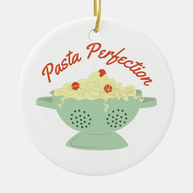 Adorno De Cerámica Perfección de las pastas (Frente)