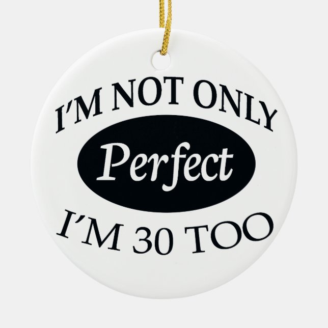 Adorno De Cerámica Perfeccione 30 (Frente)