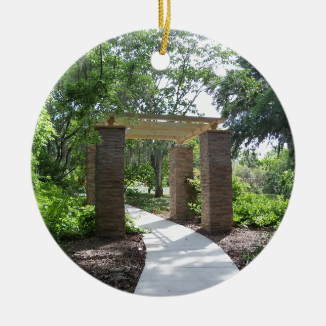 Adorno De Cerámica pérgola en camino (Frente)