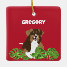 Adorno De Cerámica Periférico australiano - Foto de Personalizado Aus