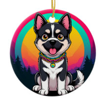 Perro de dibujos animados juguetón