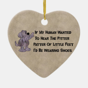 Adorno De Cerámica Perro de perrito Niño-Libre