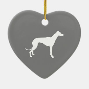 Adorno De Cerámica Perro galgo