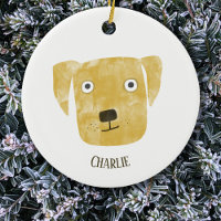 Perro recuperador de oro lindo personalizado