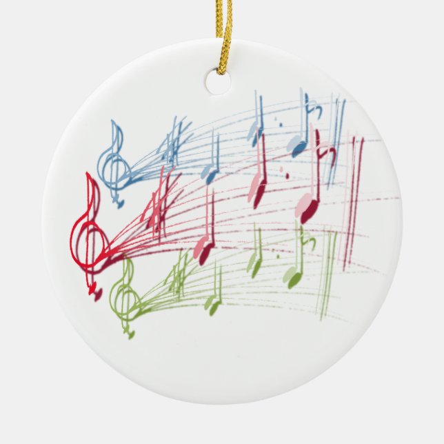 Adorno De Cerámica Personal musical (Frente)