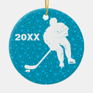 Adorno De Cerámica Personalícelo, hockey