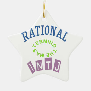Adorno De Cerámica Personalidad de los números racionales de INTJ