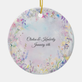 Adorno de cerámica personalizable Amara