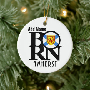 Adorno De Cerámica Personalizable BORN Amherst